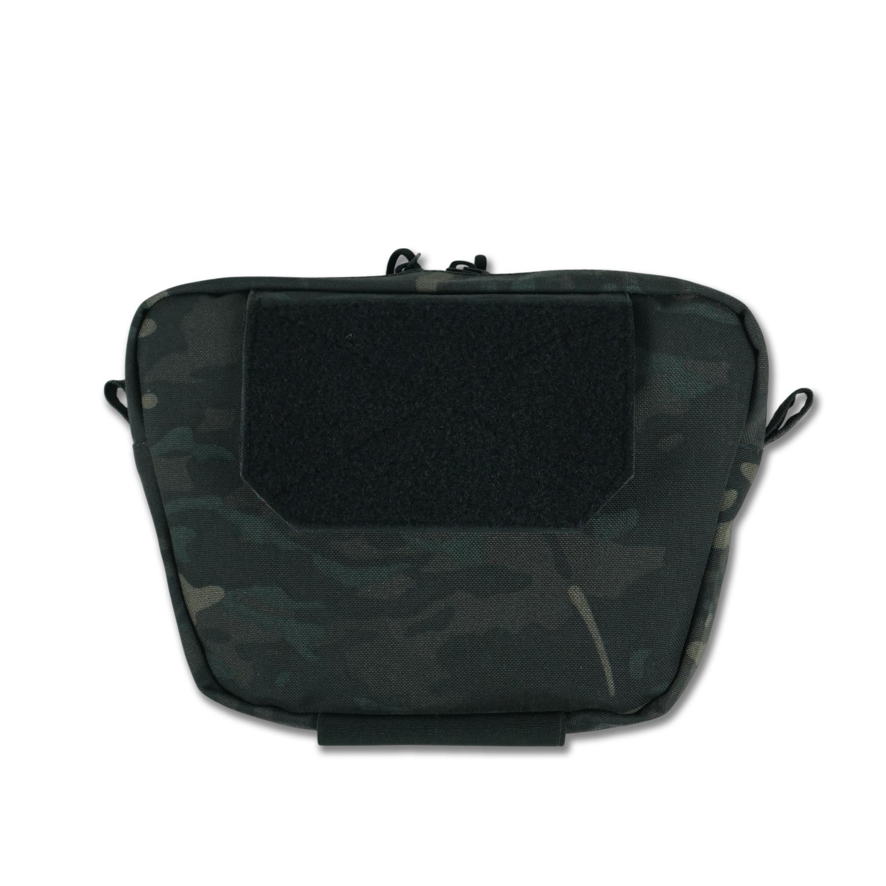 Сумка-напашник M Kiborg с баллистическим пакетом 2 класс защиты PE Militex GU Сordura Black Multicam фото 5
