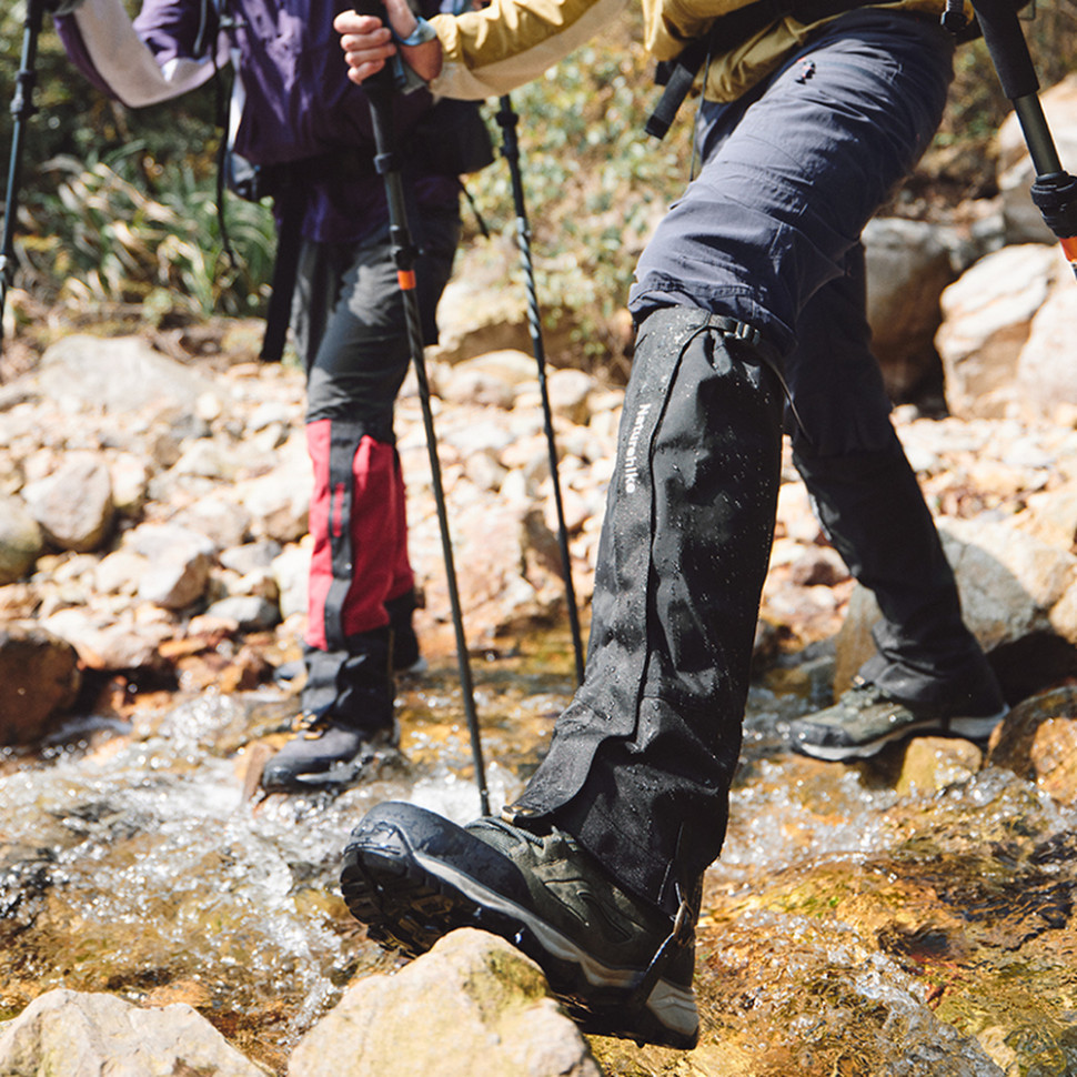Захисні водонепроникні бахіли Naturehike CNK2450DS011, розмір L, чорні фото 4