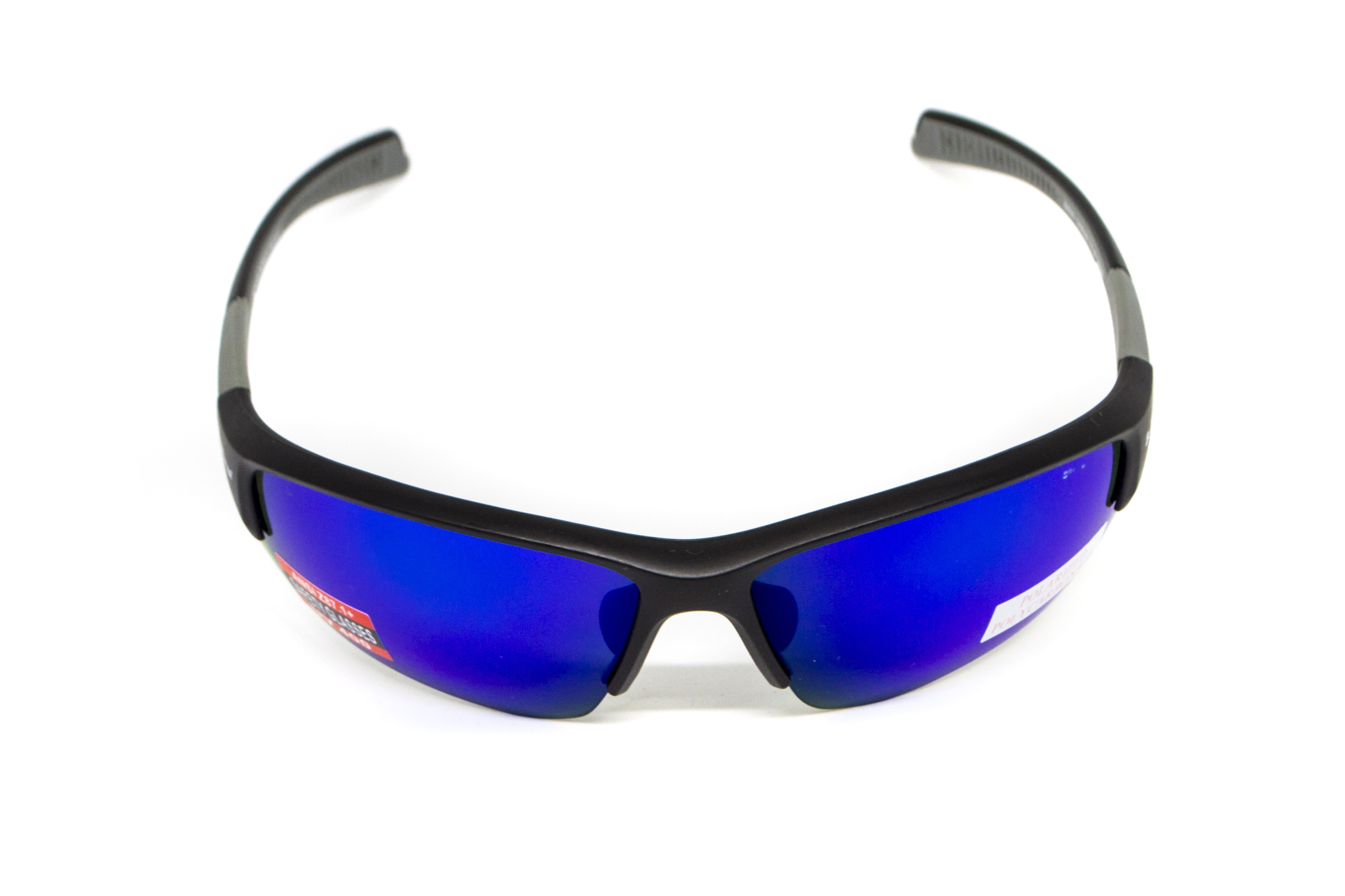 Очки поляризационные защитные BluWater Samson-3 Z87.1 Polarized (G-Tech™ blue), зеркальные синие фото 2