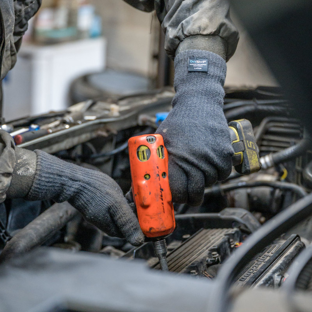 Перчатки водонепроницаемые Dexshell ThermFit 3.0 Gloves, черные, размер M фото 5