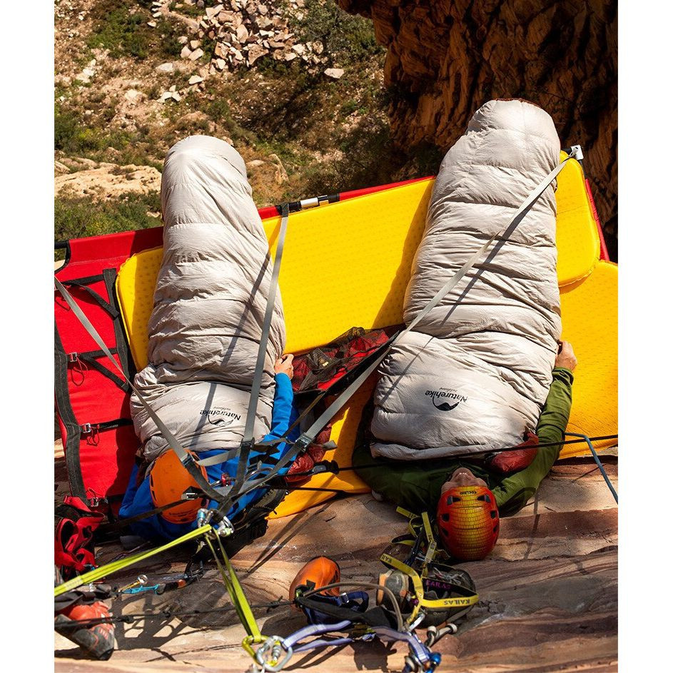 Спальник з натуральним пухом Naturehike Snowbird NH20YD001, p-р L, коричневий 720 г фото 10