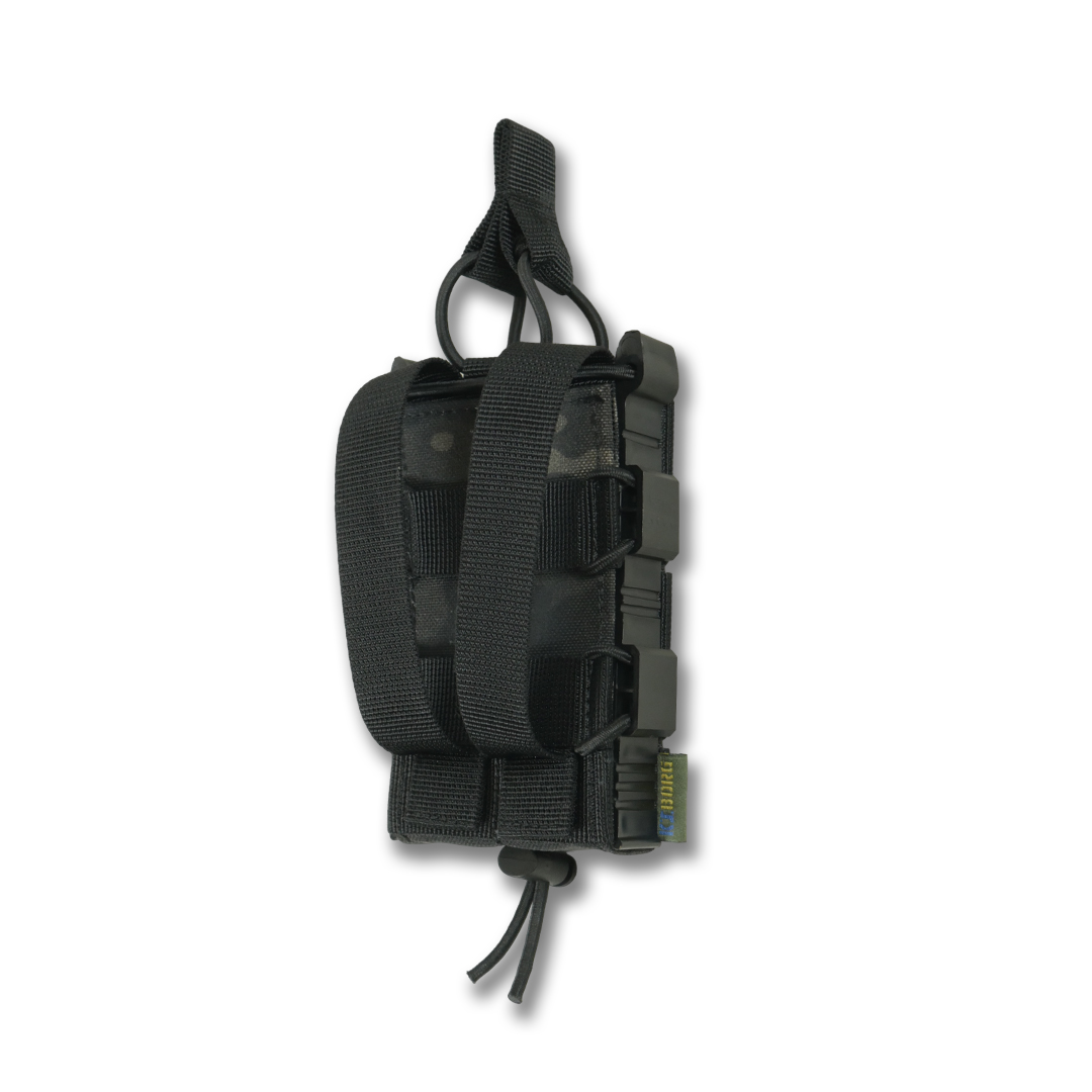 Усиленный подсумок Kiborg GU Single Mag Pouch Черный мультикам фото 4