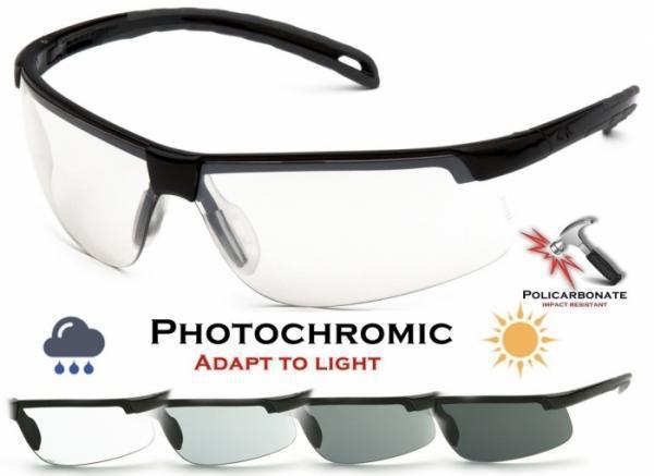 Окуляри захисні фотохромні Pyramex Ever-Lite Photochromic (clear), прозорі фотохромні фото 2