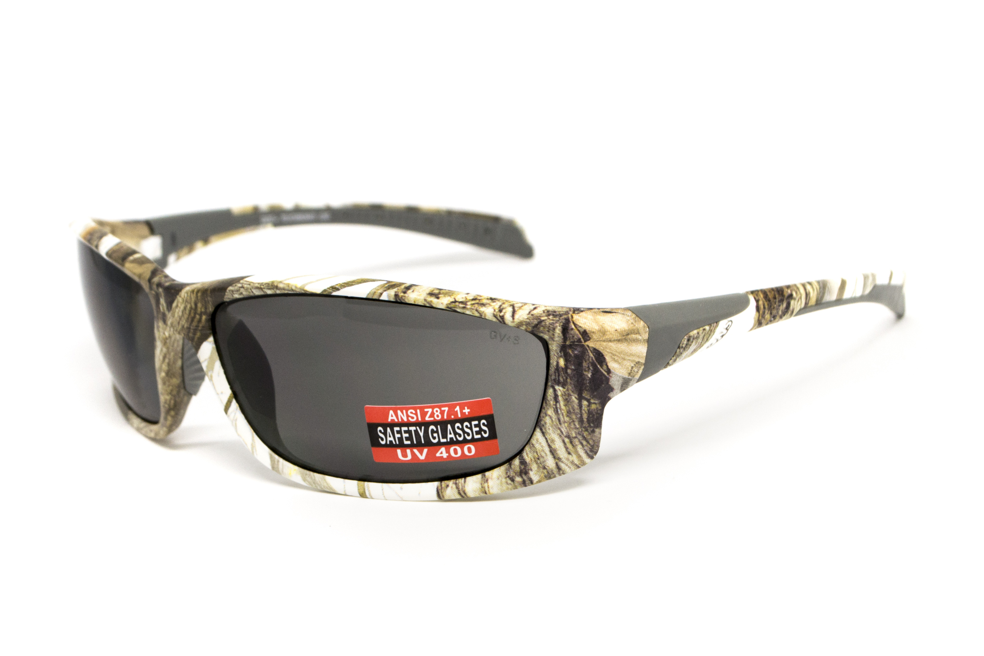 Очки защитные открытые Global Vision Hercules-5 White Camo (gray), серые в камуфлированной оправе фото 5