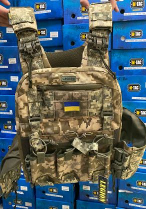 Плитоноска QRS Cordura з верхнім скиданням Піксель Legion