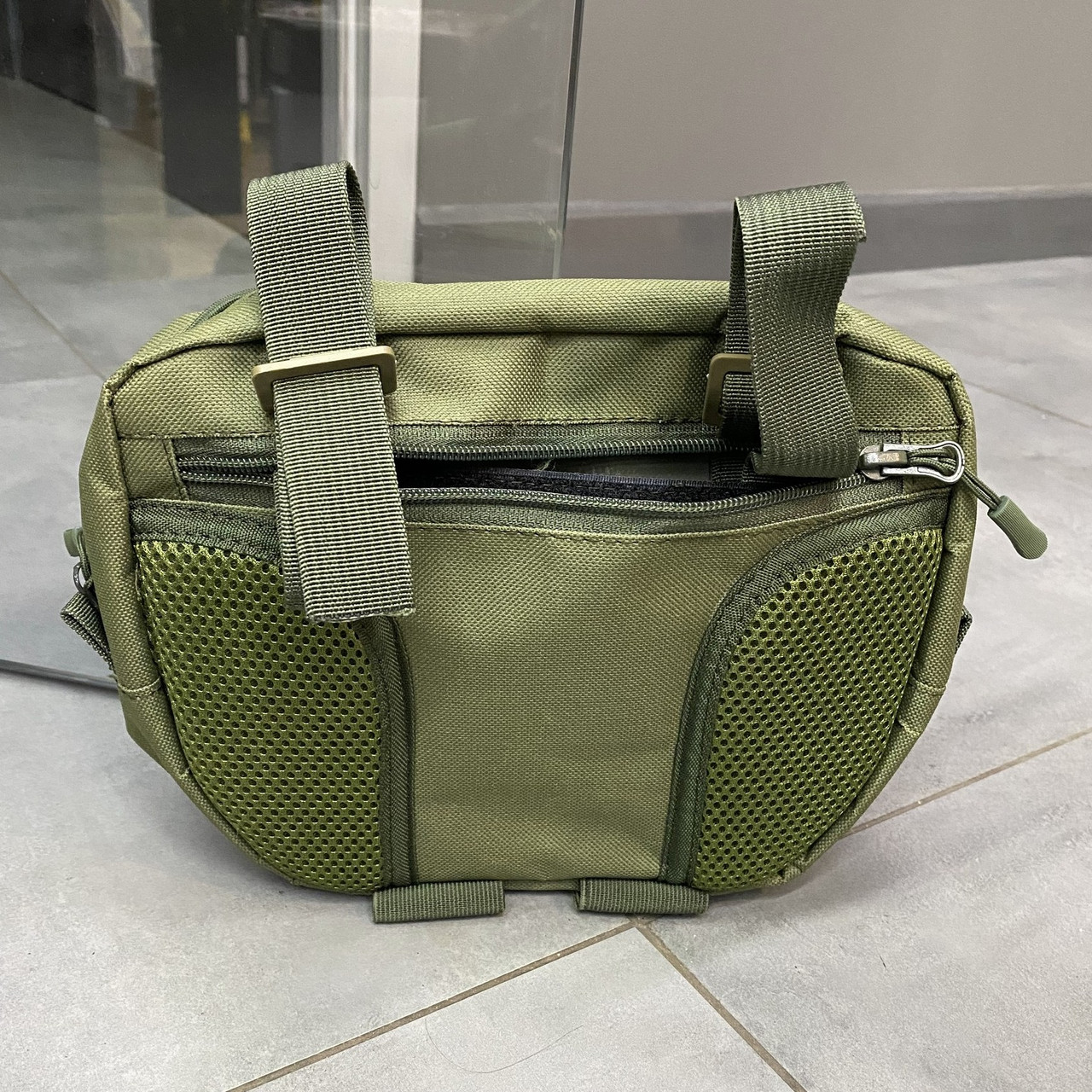 Сумка напашник для бронежилета на Молли, напашник Олива, WINTAC, Cordura 1000D, напашник для плитоноски фото 5