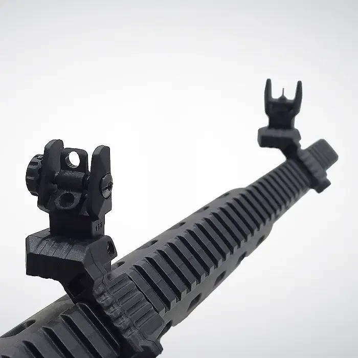 Мушка и целик 45°, DLG Tactical DLG-184, низкие, складные, на Picatinny фото 7