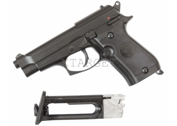 Пістолет пневматичний Beretta M84 FS повністю металевий з блоубэком фото 4
