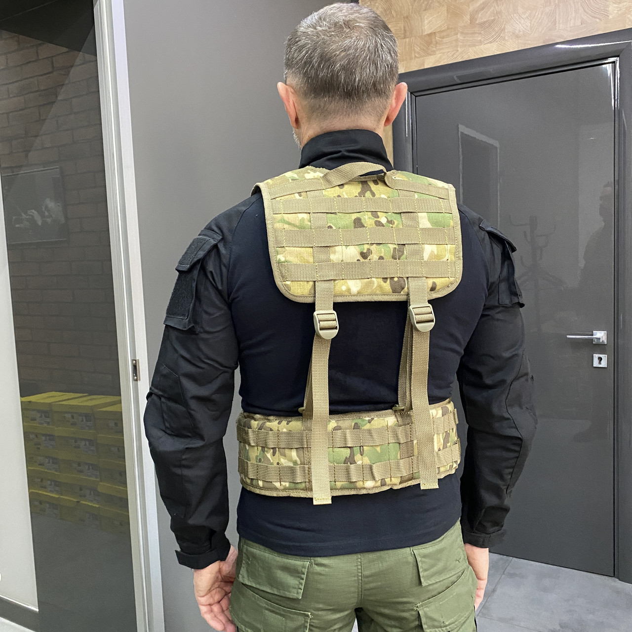 Плечи к варбелту, система Молли, Cordura 1000D, WINTAC, Мультикам, плечи к разгрузочному поясу, лямки для РПС фото 5