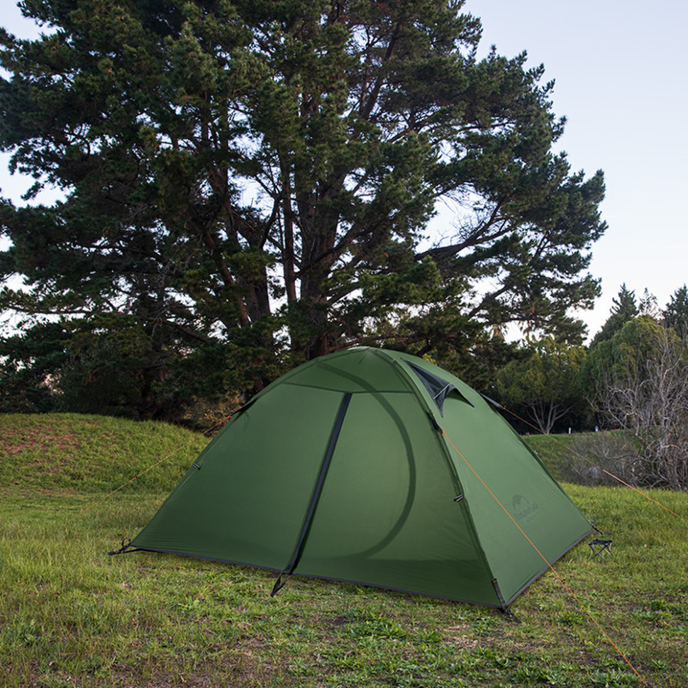 Намет двомісний ультралегкий Naturehike NH15Z006-P, темно-зелений фото 7