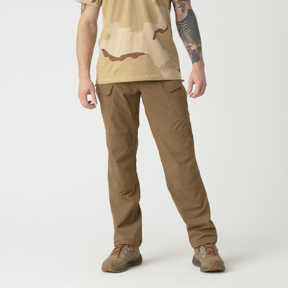 Брюки тактические Helikon-Tex OTP (Outdoor Tactical Pants) - VersaStretch - Mud Brown, размер L фото 3