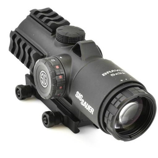 Призматичний коліматор Sig Sauer BRAVO5 BATTLE SIGHT, 5X32MM HORSESHOE DOT ILLUM RETICLE