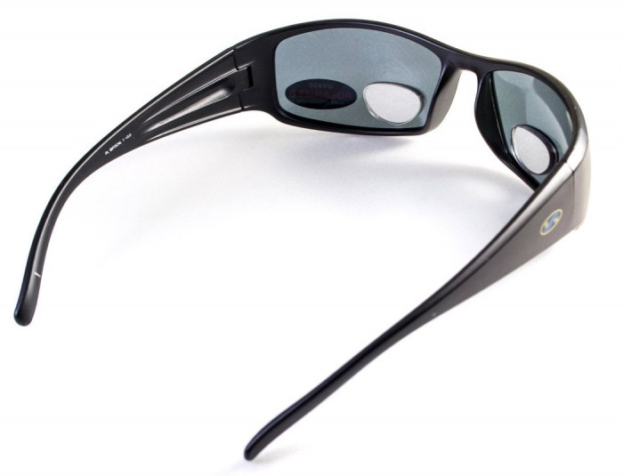 Бифокальные поляризационные очки BluWater Bifocal-1 (+2.0) Polarized (gray) серые фото 4