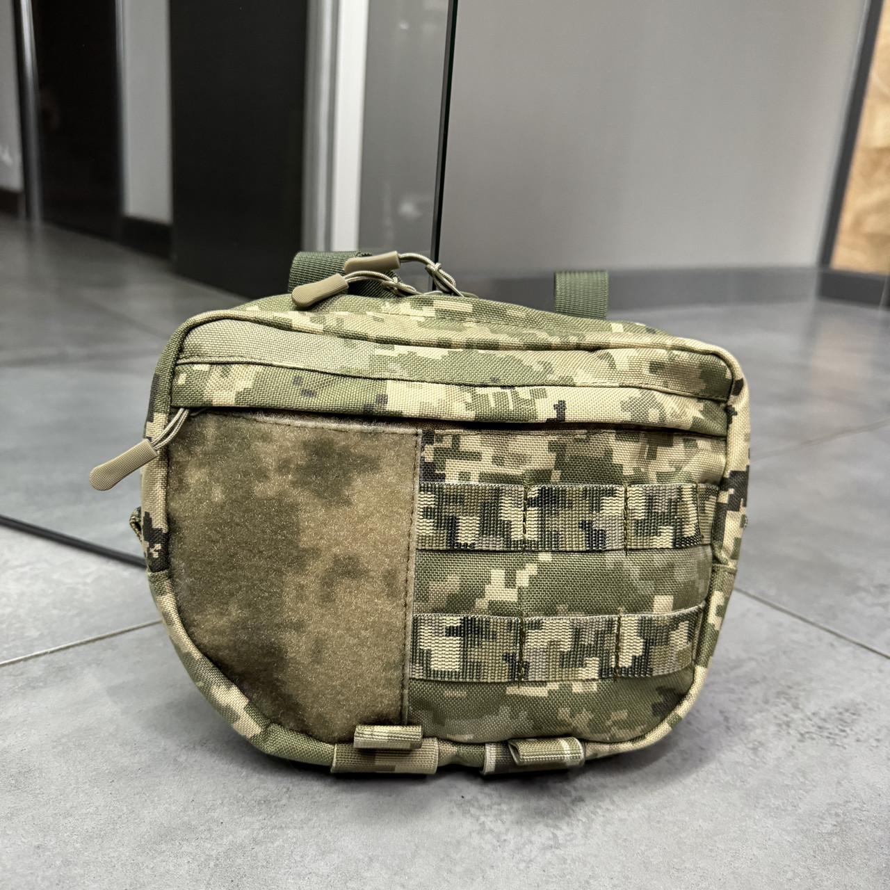 Сумка напашник для бронежилета на Молли, Пиксель, WINTAC,Cordura, тактический подсумок напашник для плитоноски фото 7
