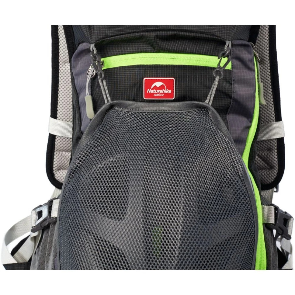 Велорюкзак з чохлом для шолома Naturehike 15 л sky blue NH15C001-B, блакитний фото 5