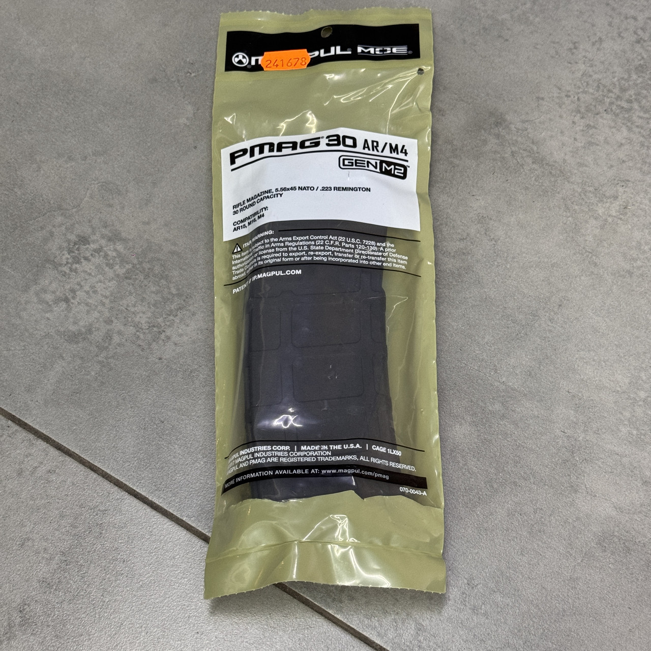 Магазин для AR15 Magpul черный PMAG 30 AR/M4 GEN M2 MOE 5.56x45 (MAG571) фото 8