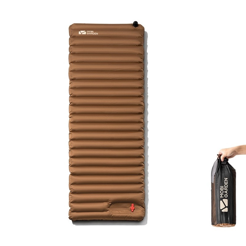 Килимок надувний Mobi Garden Taurus 90 мм NX20663004 brown фото 2