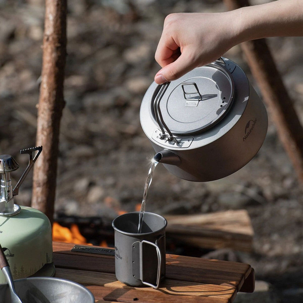 Чайник титановий Naturehike NH21CJ007 1 л фото 3