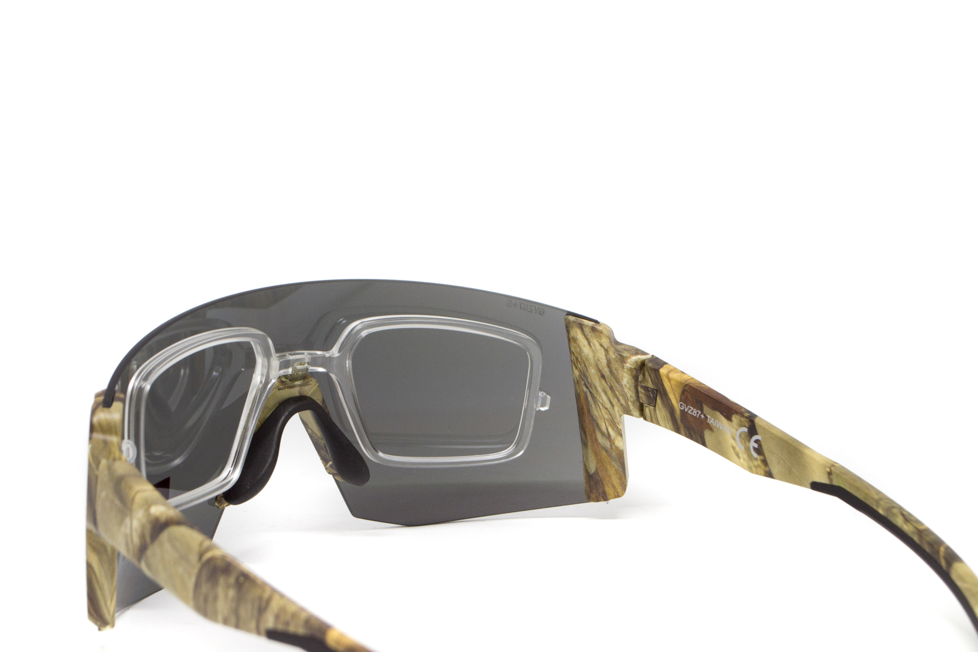 Очки защитные Global Vision Astro+RX Camo (gray), серые в камуфлированной оправе с диоптрической вставкой в комплекте фото 3