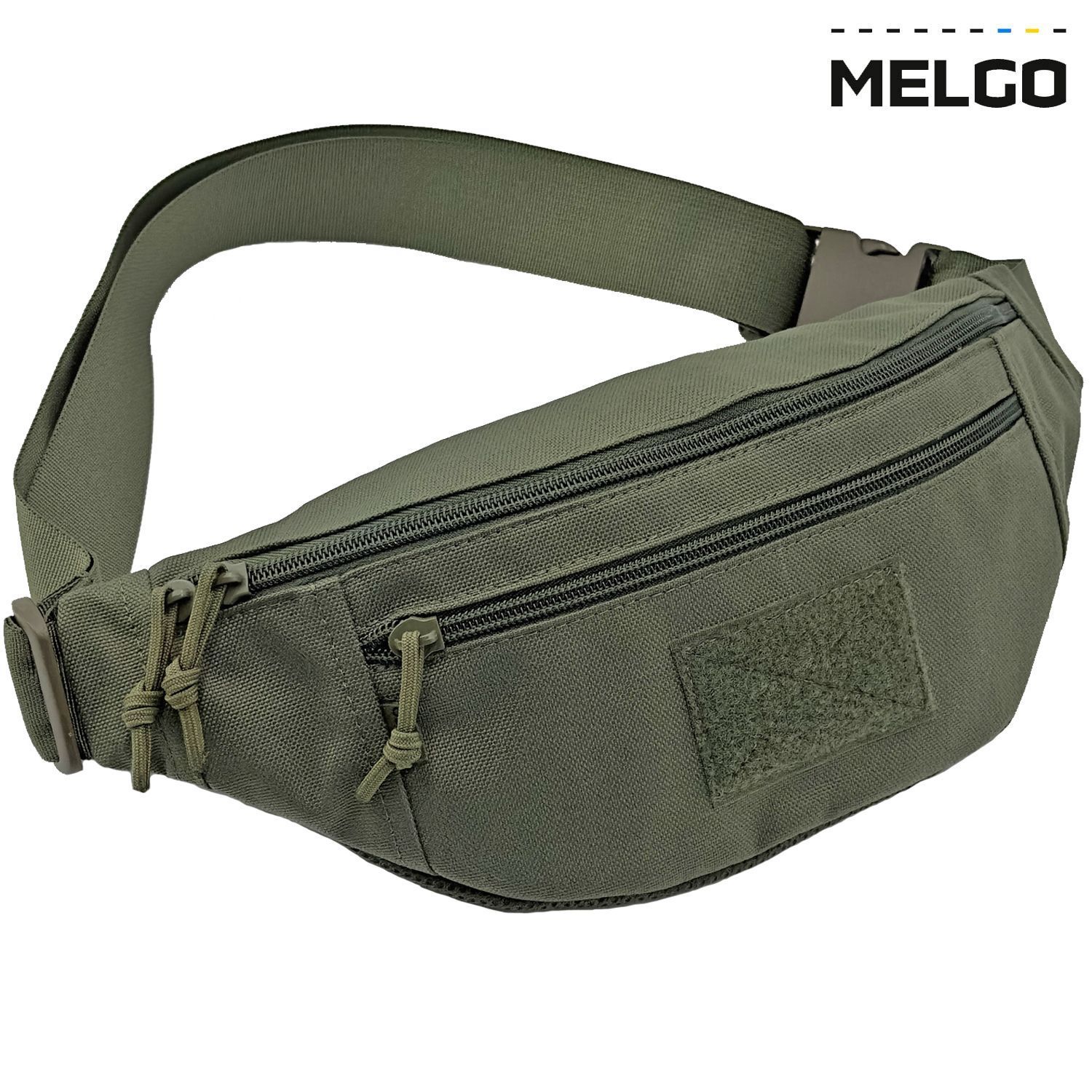 Тактична поясна Сумка-Бананка Cordura 1000 D Олива MELGO