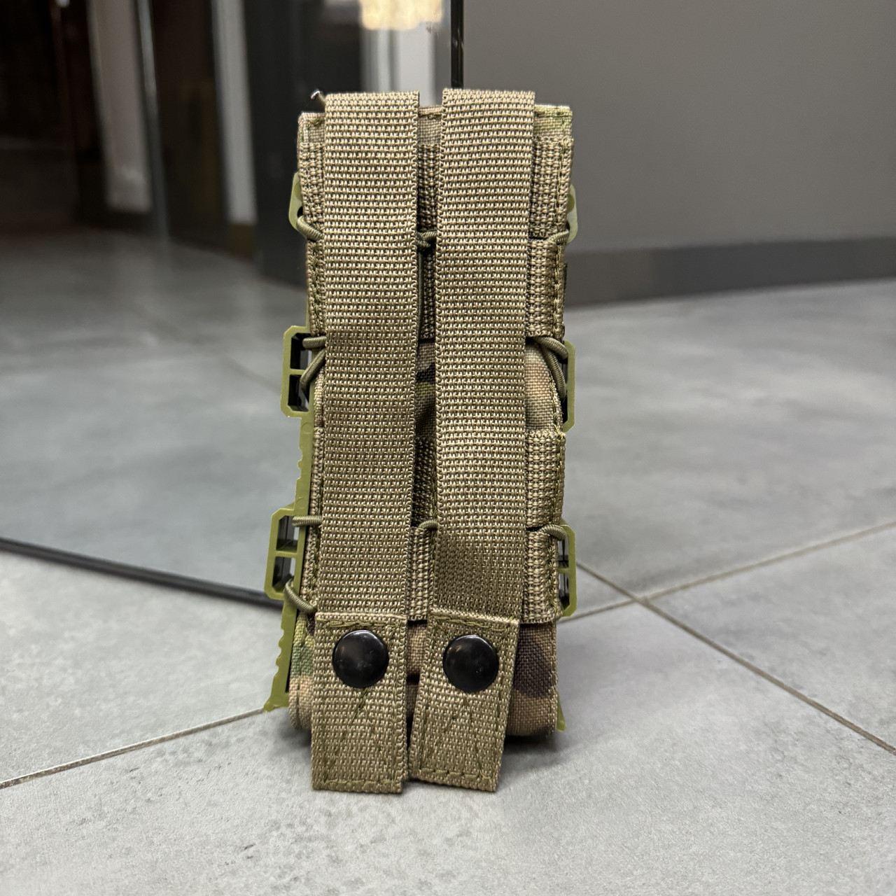 Подсумок под магазин АК/М16 каркасный открытого типа с Молли, Мультикам, WINTAC, Cordura, подсумок под рожок фото 4