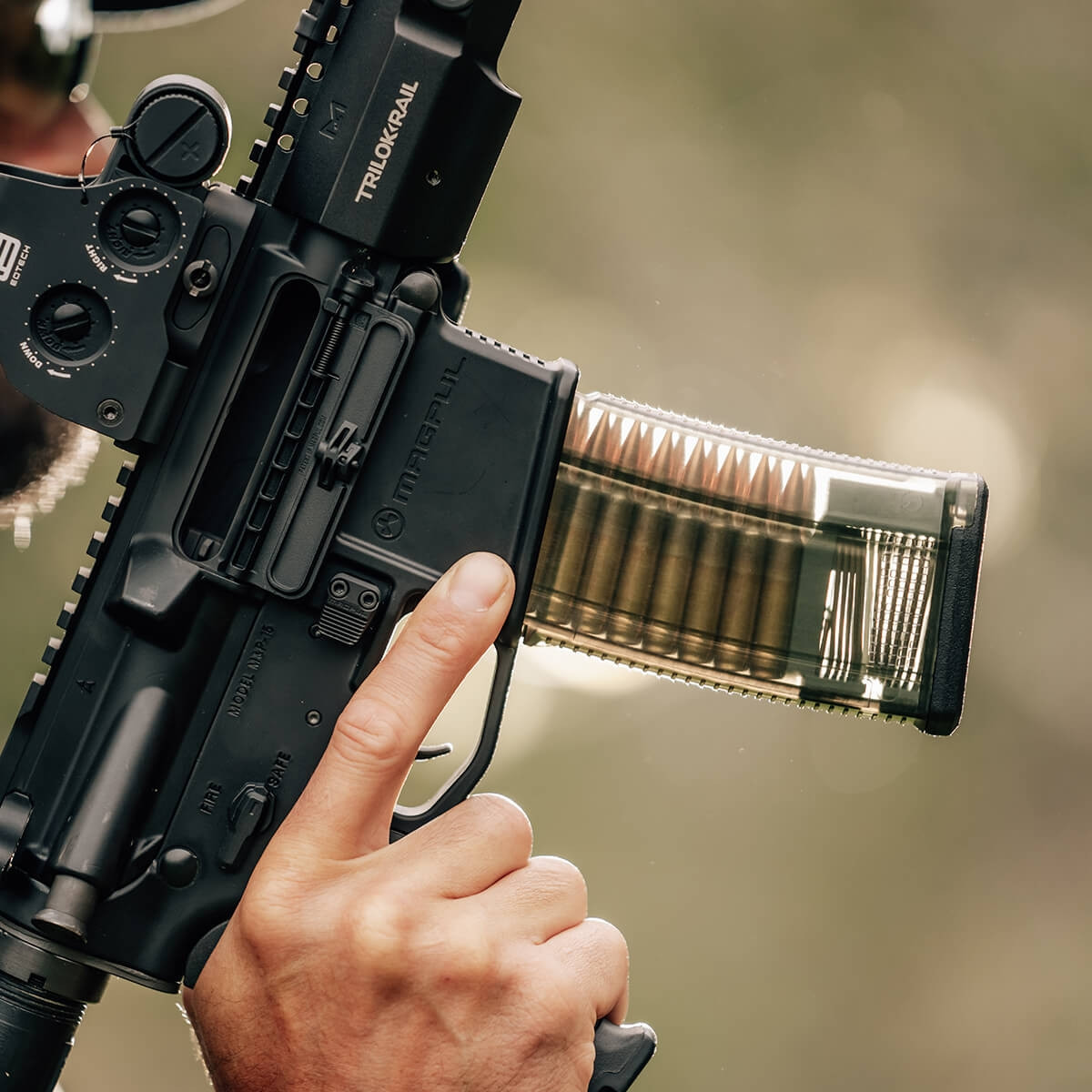 Магазин для AR15 Magpul TMAG .223 Rem / 5.56x45 мм, на 30 патронов, Полупрозрачный (MAG1417) фото 9
