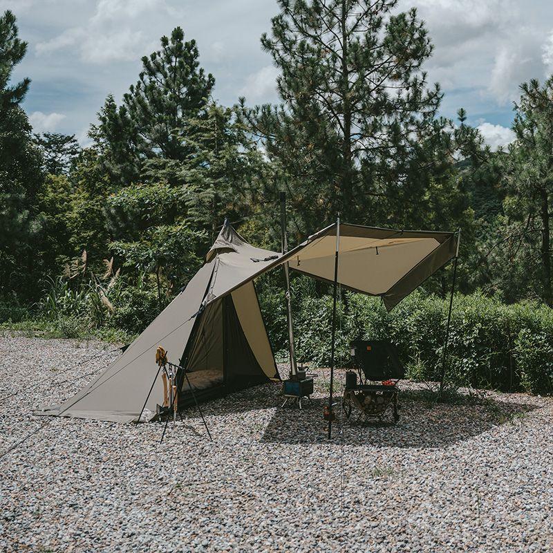 Намет із гострою верхівкою Naturehike CNK2300ZP025, коричневий фото 5