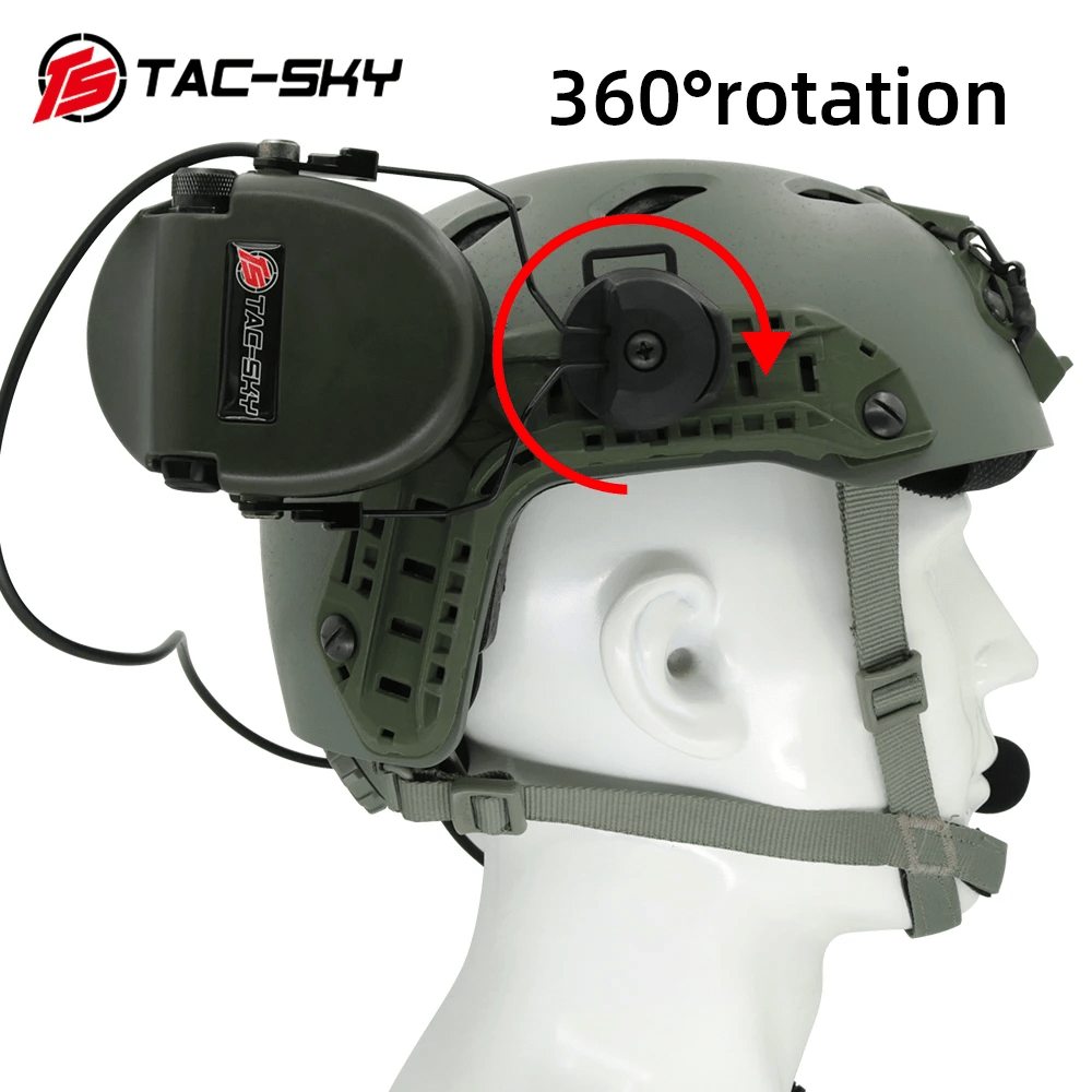 Активні навушники Tac-Sky Sordin Headset - Foliage Green фото 4