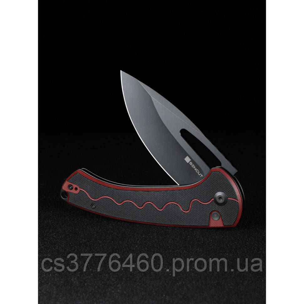 Ніж складаний Sencut Squiggy Burgundy/Black S24082A-3 фото 10