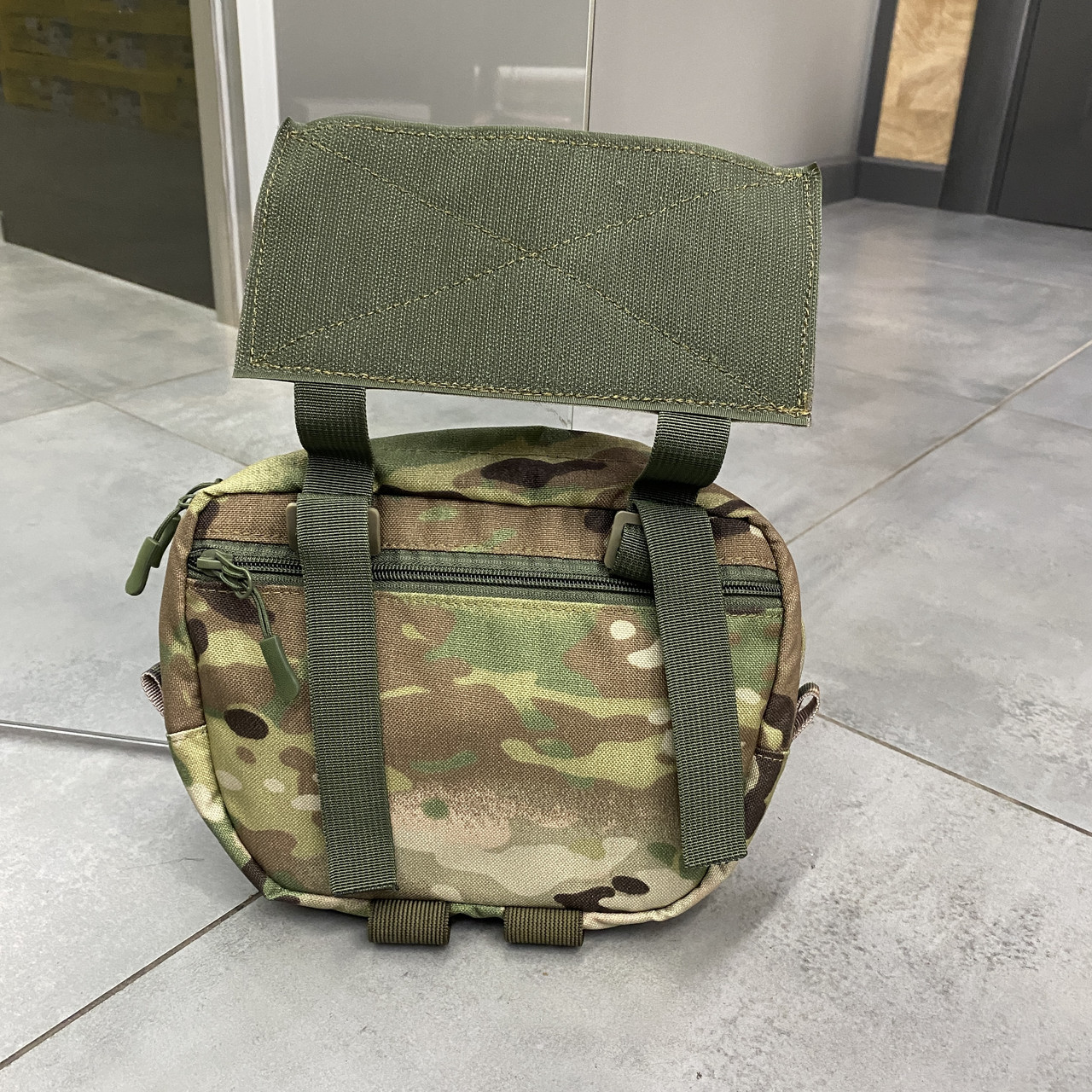 Сумка напашник для бронежилета на Молли, Мультикам, Cordura, WINTAC, подсумок напашник для плитоноски фото 3