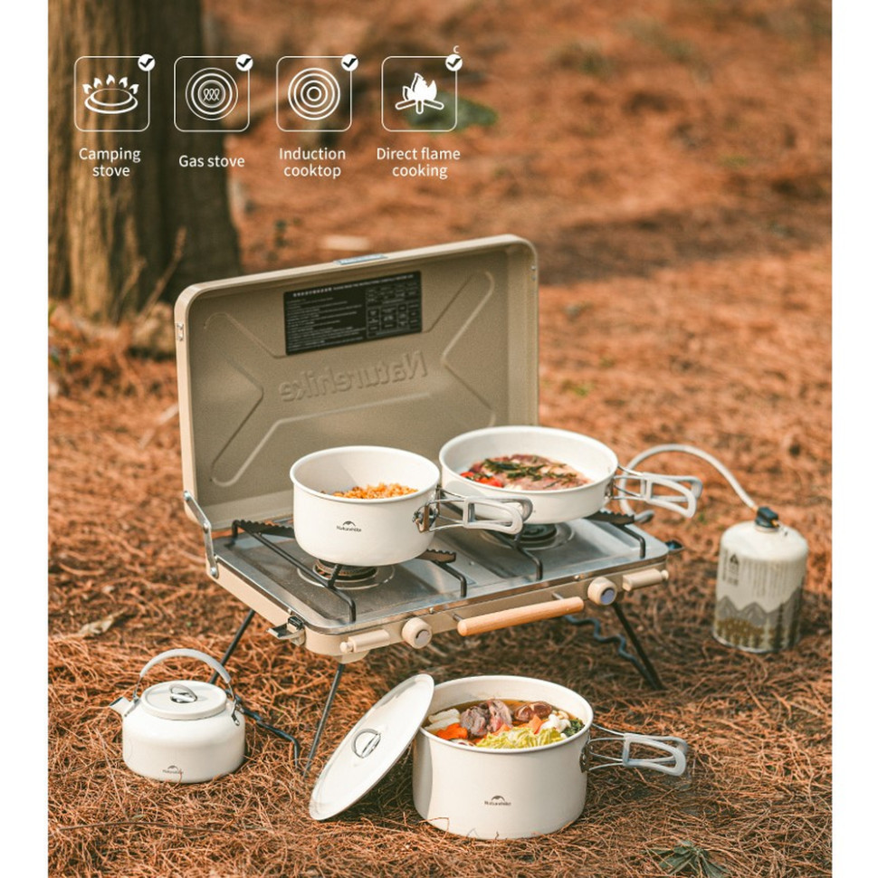 Каструля із керамічним антипригарним покриттям Naturehike CNK2450CF013, 3 л, алюміній фото 9