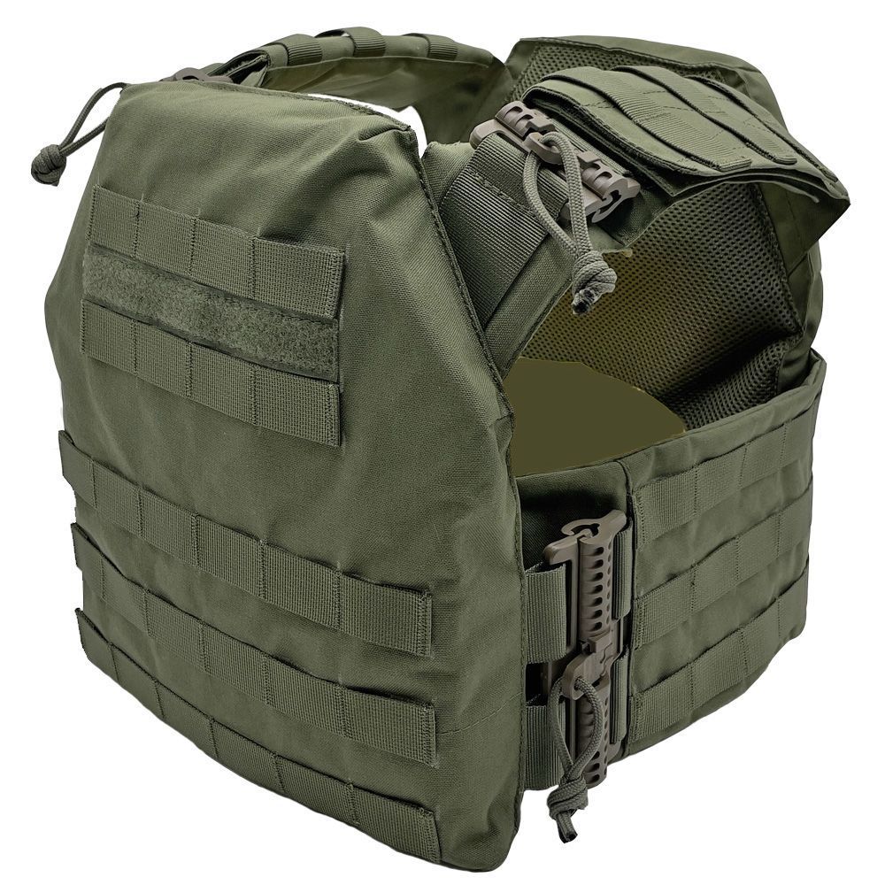 Плитоноска зі швидким скиданням Олива Cordura 1000 D MELGO