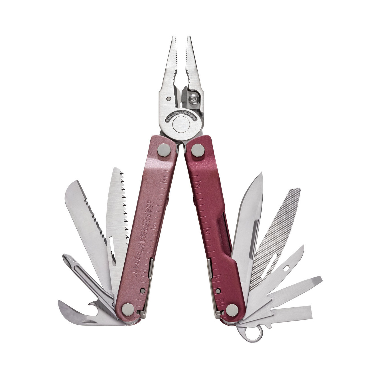 Мультитул Leatherman Rebar Heathered Cranberry, нейлоновый чехол (833317)