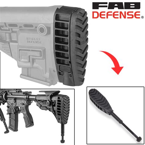 Потиличник FAB для прикладів GL-SHOCK, GL-MAG, GK-MAG, чорний фото 6