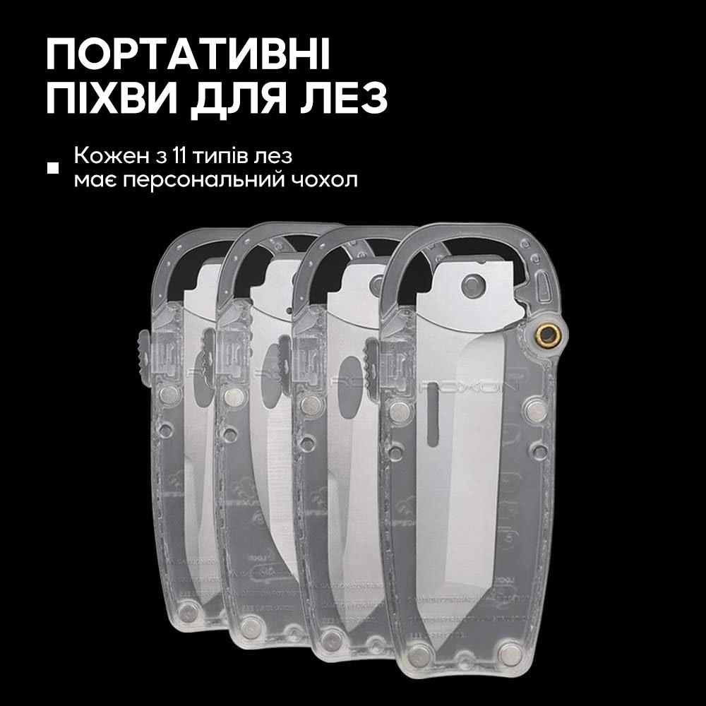 Набір змінних клинків Roxon (BA14; BA15; BA17) 3in1 для S501U, S502U, S802 фото 5