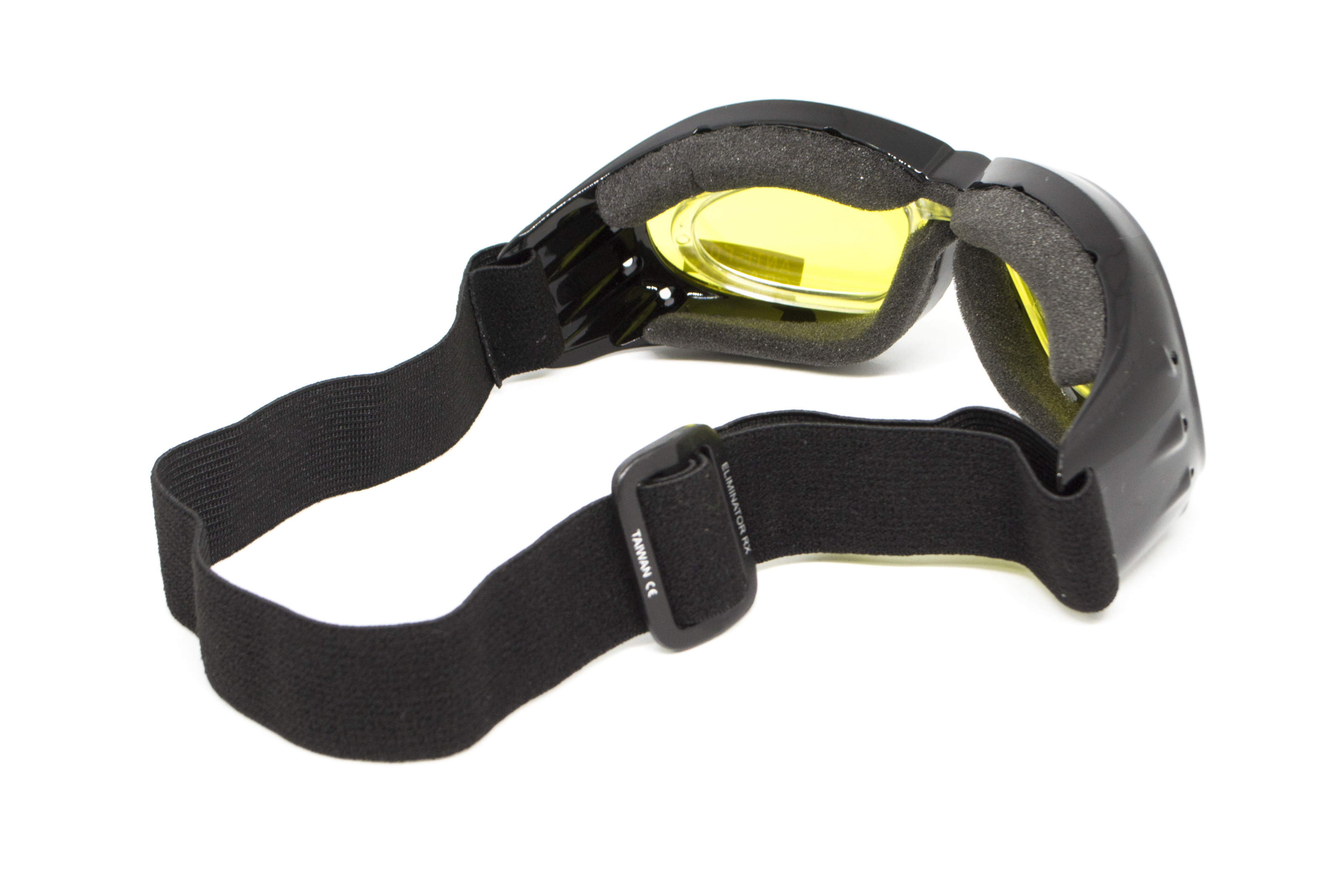 Очки защитные с уплотнителем Global Vision Eliminator RX (yellow) Anti-Fog, желтые с диоптрической вставкой фото 5