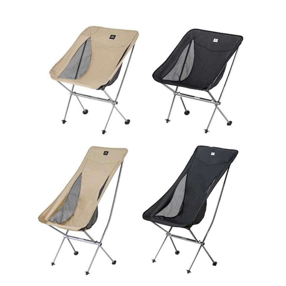 Кресло складное Naturehike Stellaluna L04 CNK2450JJ015, размер L, алюминий, черное фото 6