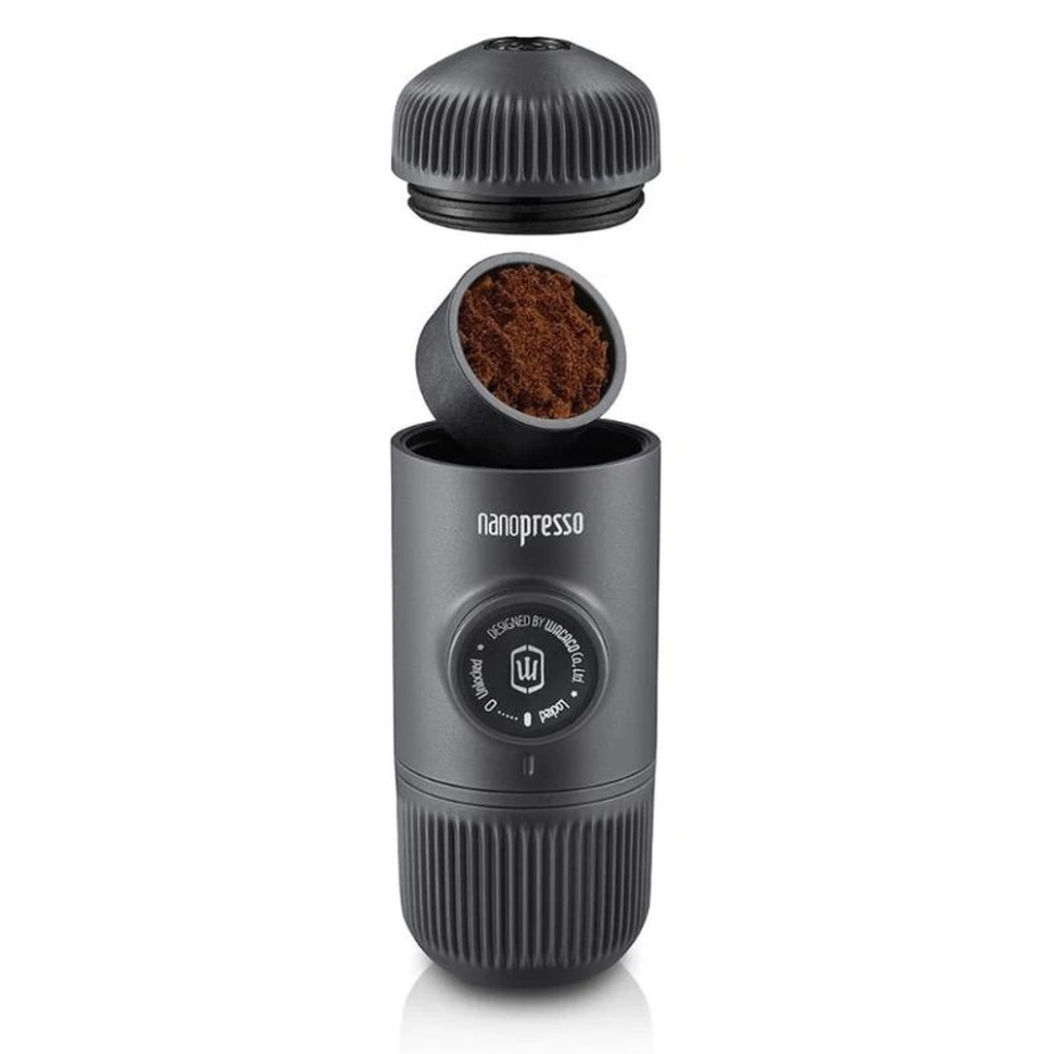 Портативна еспресо-кавоварка Wacaco Nanopresso+ з адаптером для капсули фото 3