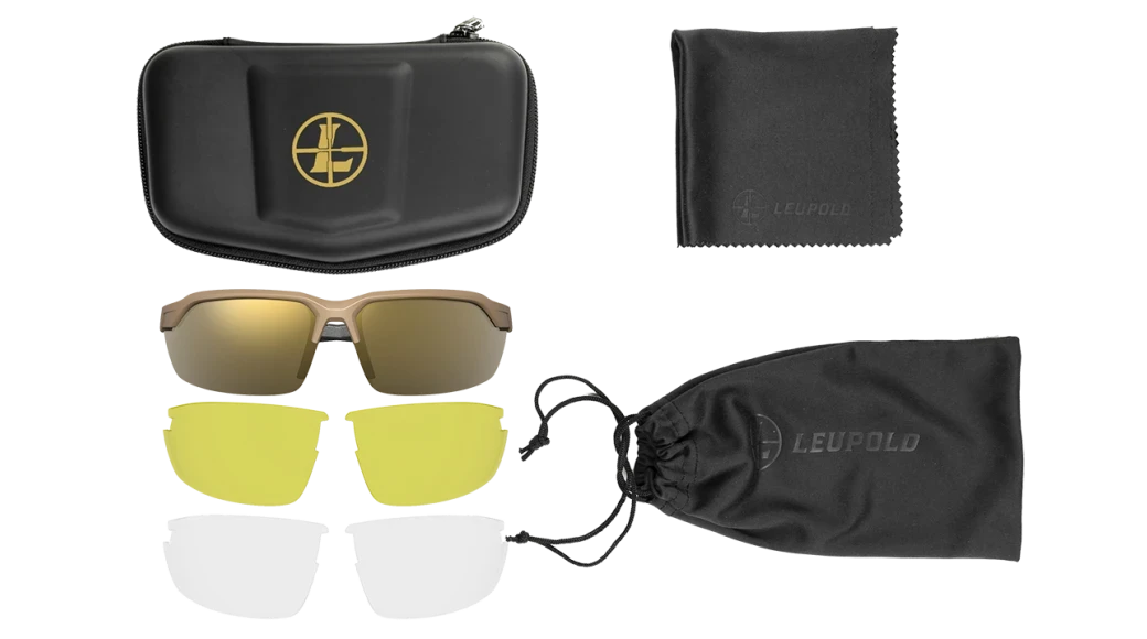 Окуляри балістичні Leupold Tracer, оправа COYOTE TAN (3 лінзи) фото 5