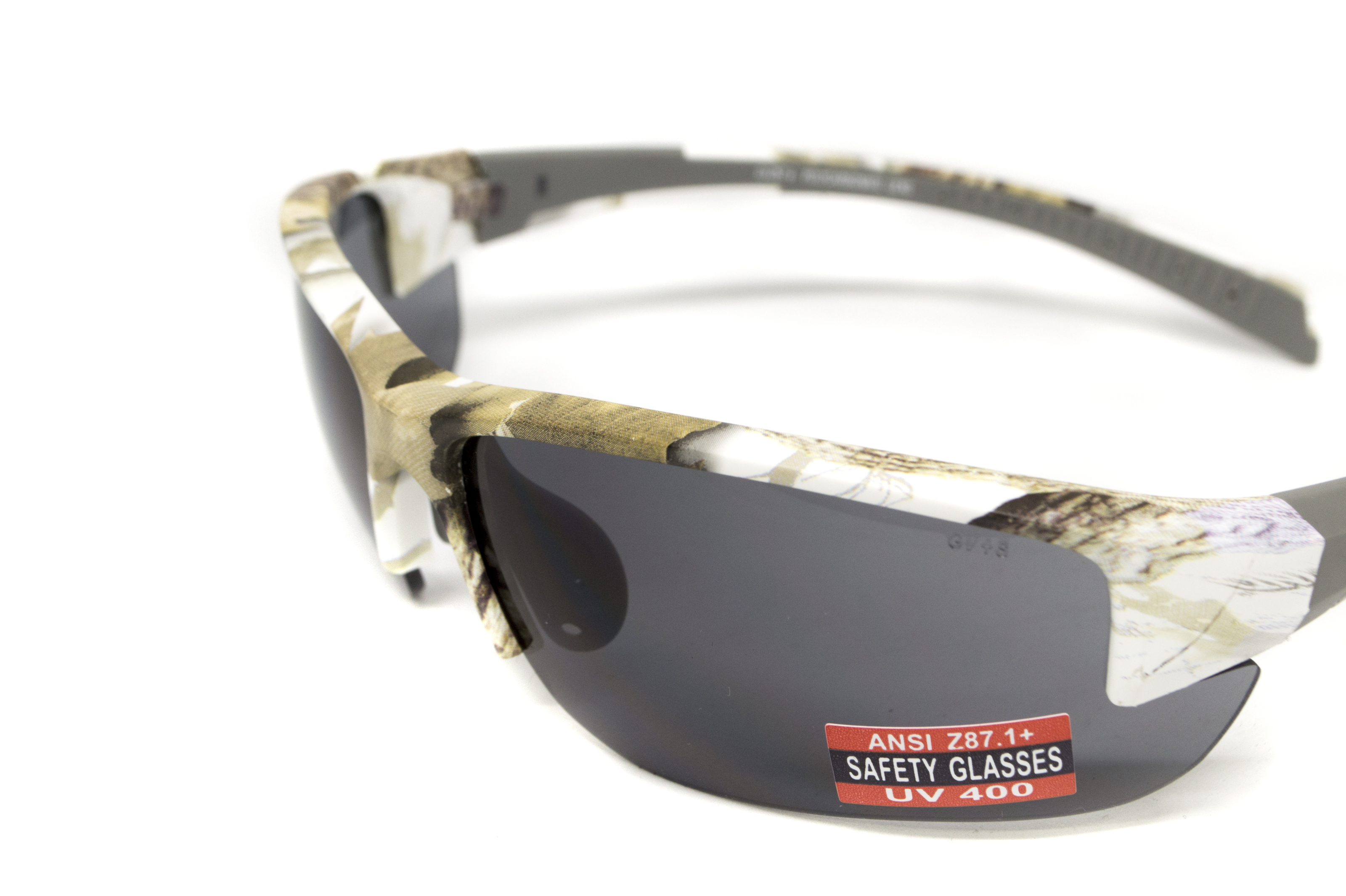 Очки защитные Global Vision Hercules-7 White Camo (gray), серые в камуфлированной оправе фото 4
