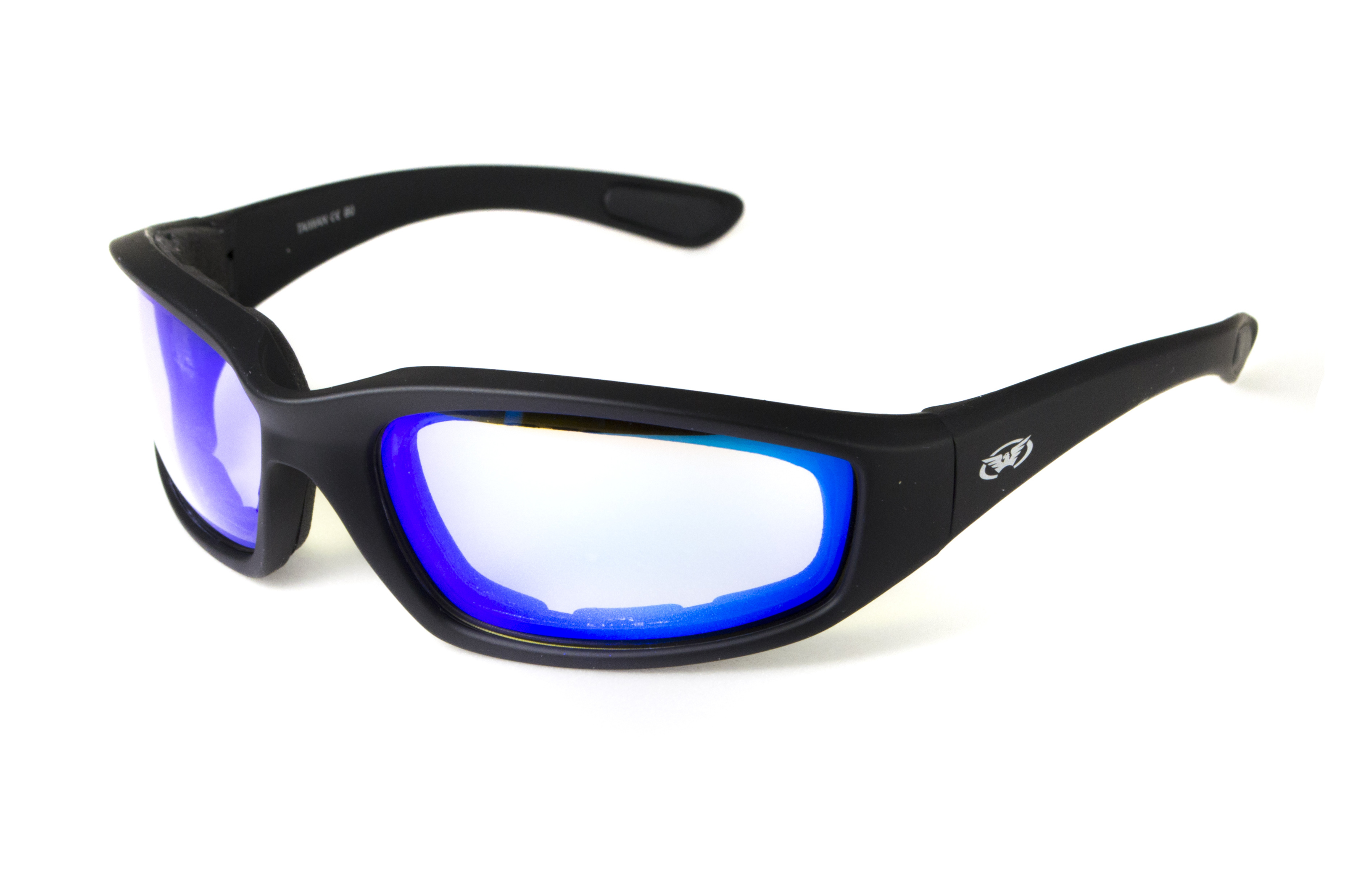 Очки защитные фотохромные Global Vision KickBack Photochromic (G-Tech™ blue) Anti-Fog, фотохромные синие зеркальные фото 7
