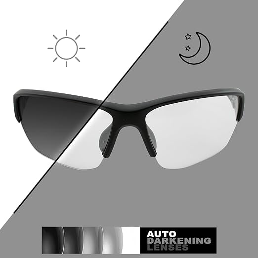 Очки защитные фотохромные Global Vision Hercules-7 SD Photochromic (Super Dark Shadowluxe) Anti-Fog, фотохромные прозрачные фото 3
