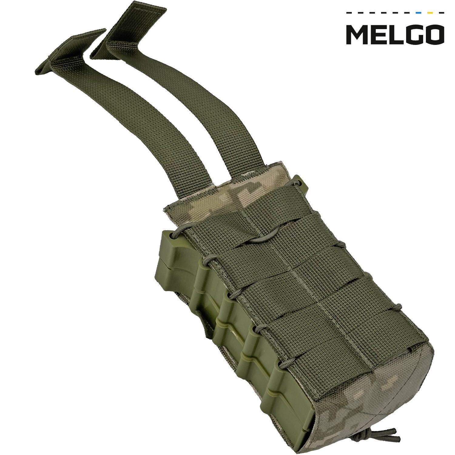 Підсумок на 2 магазини корпусний відкритий Піксель ММ-14 Cordura MELGO фото 4