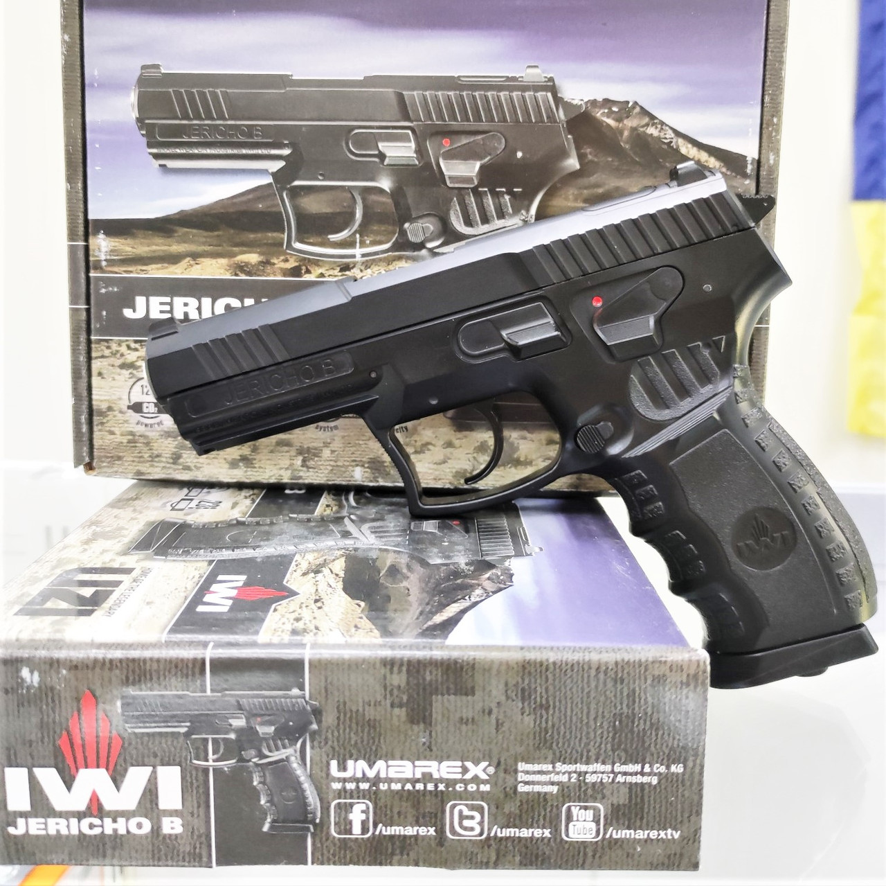 Пневматический пистолет UMAREX IWI Jericho B 120 м/с фото 6