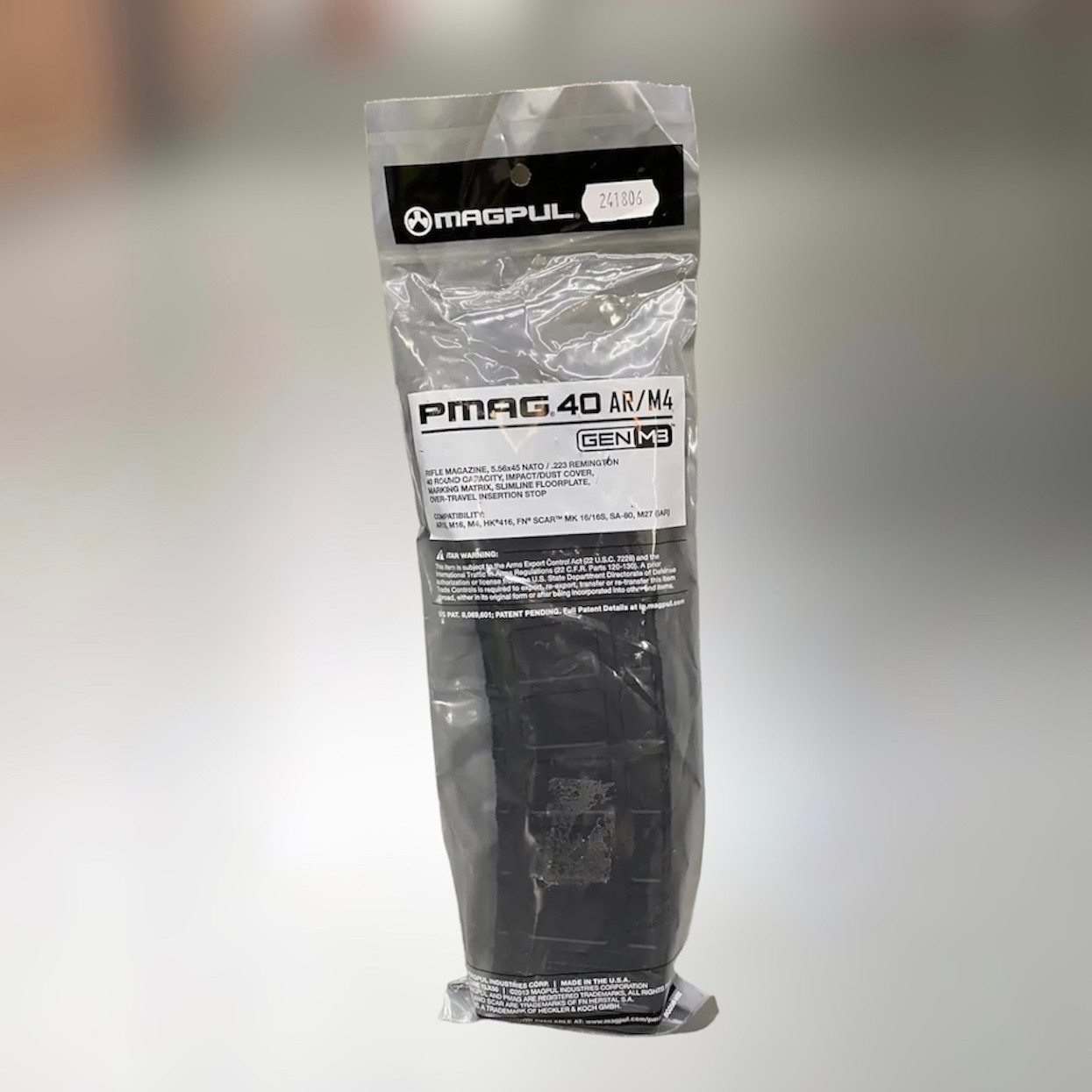 Магазин Magpul для AR-15, ВПО-140, Адар и пр., PMAG GEN M3 Черный, 40 патронов, .223 Rem (5,56х45) (MAG233) фото 7