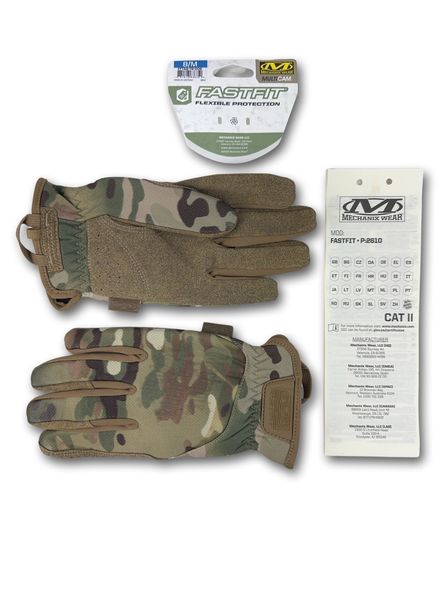 Рукавички MECHANIX TACTICAL FASTFIT Мультикам Розмір S фото 3