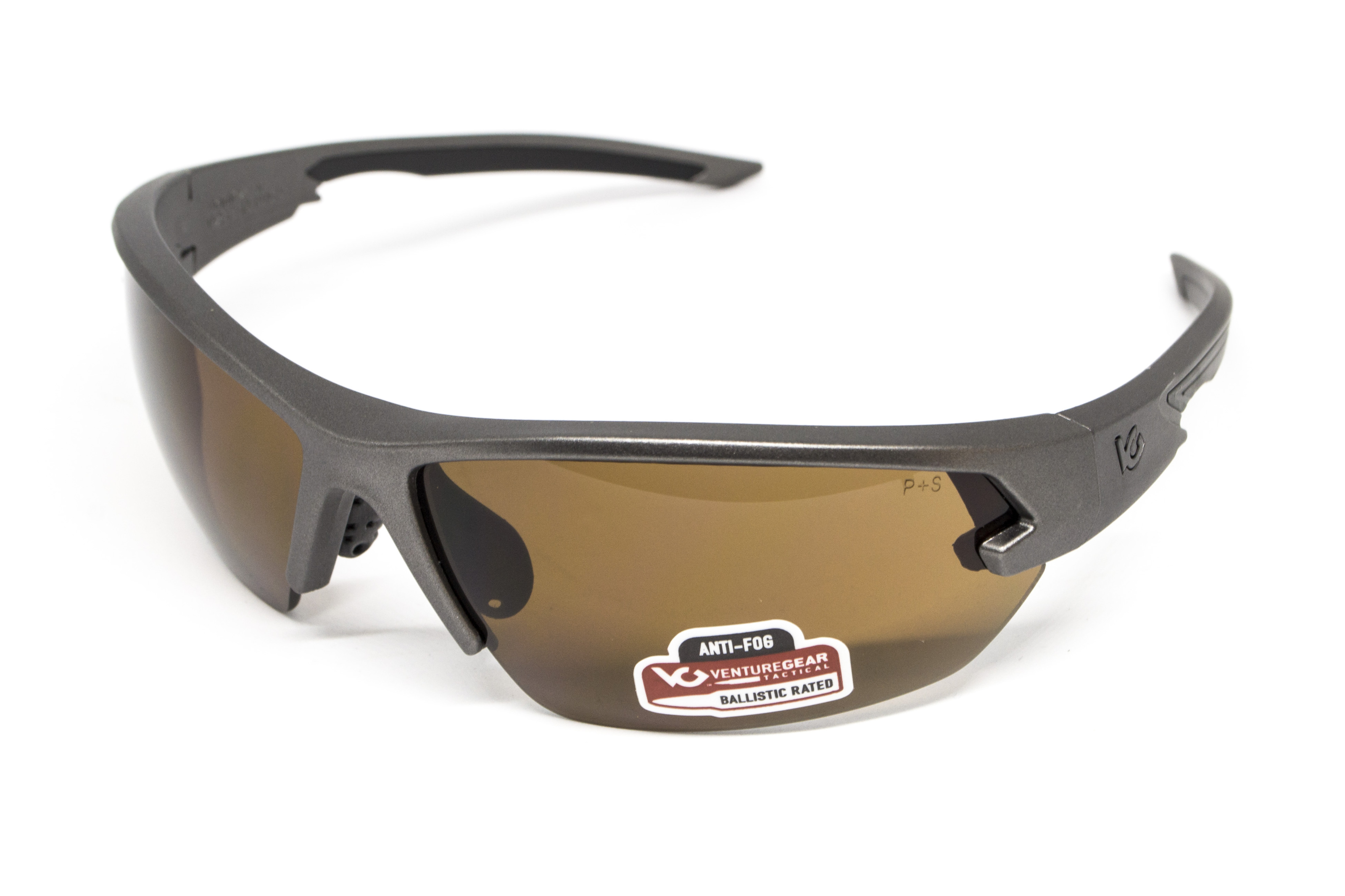 Захисні окуляри Venture Gear Tactical Semtex 2.0 Gun Metal (bronze) Anti-Fog, коричневі в оправі кольору 