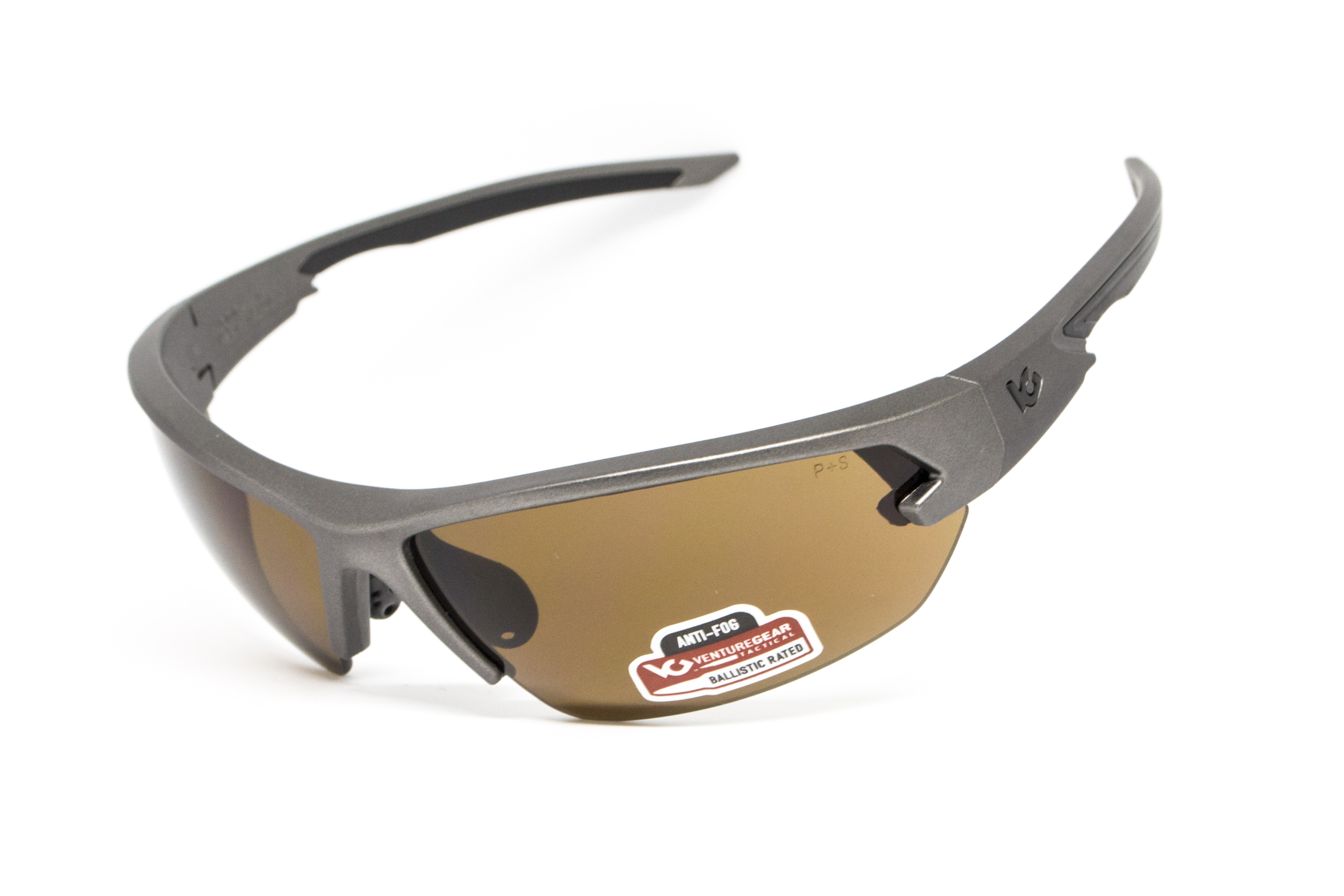 Захисні окуляри Venture Gear Tactical Semtex 2.0 Gun Metal (bronze) Anti-Fog, коричневі в оправі кольору 
