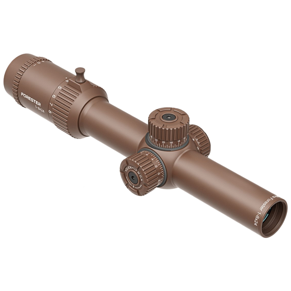Оптичний приціл Vector Optics Forester 1-8X24 (30 мм) illum. SFP Coyote FDE Etched Glass фото 5