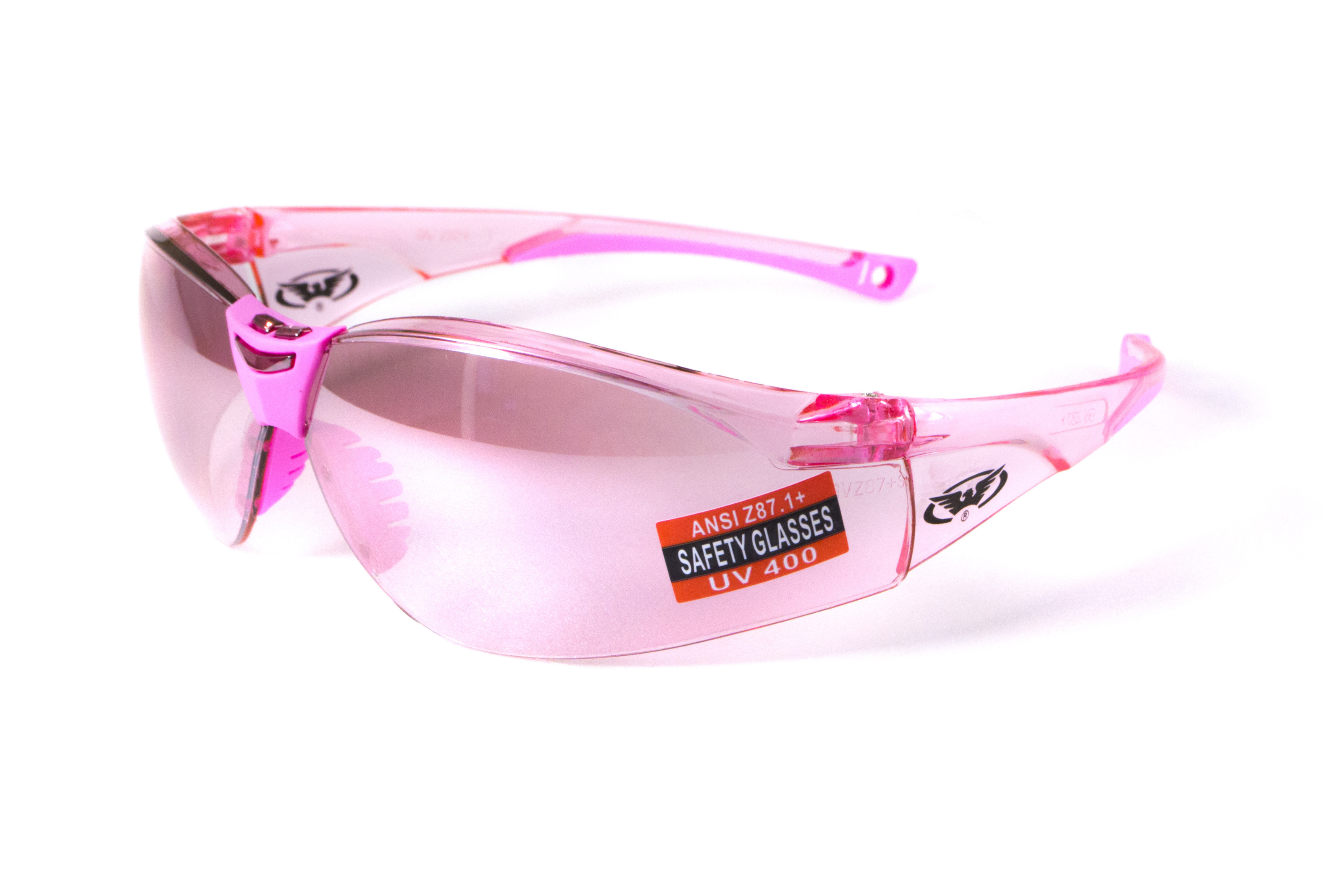 Очки защитные открытые Global Vision Cruisin (pink), розовые фото 2